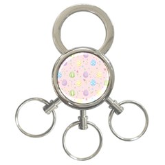 Easter Pattern 3-ring Key Chains by Valentinaart