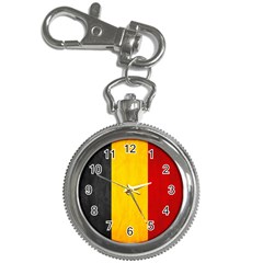 Belgium Flag Key Chain Watches by Valentinaart