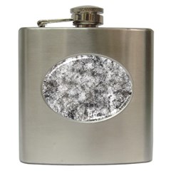 Grunge Pattern Hip Flask (6 Oz)