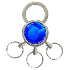 Blue Jellyfish 1 3-ring Key Chains by trendistuff