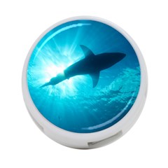 Great White Shark 6 4-port Usb Hub (two Sides)  by trendistuff