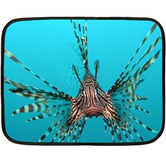 Lionfish 2 Double Sided Fleece Blanket (mini)  by trendistuff