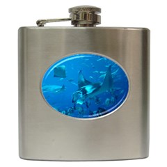 Manta Ray 2 Hip Flask (6 Oz) by trendistuff