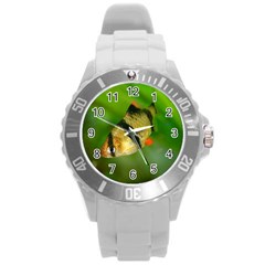 Tiger Barb Round Plastic Sport Watch (l) by trendistuff