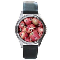 Apples 5 Round Metal Watch by trendistuff