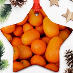 Kumquat 2 Star Ornament (two Sides) by trendistuff