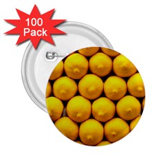 Lemons 1 2 25  Buttons (100 Pack)  by trendistuff