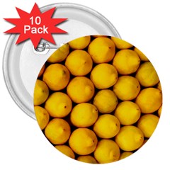 Lemons 2 3  Buttons (10 Pack)  by trendistuff