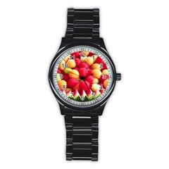 Melon Balls Stainless Steel Round Watch by trendistuff