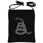 Gadsden Flag Don t tread on me Shoulder Sling Bags Front