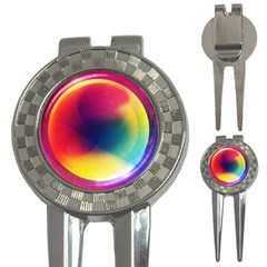 Colorful Glowing 3-in-1 Golf Divots by Sapixe