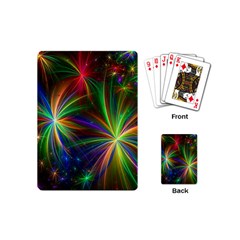 Colorful Firework Celebration Graphics Playing Cards (mini)  by Sapixe