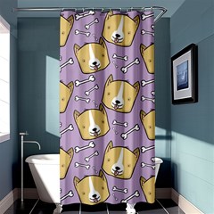 Dog Pattern Shower Curtain 36  X 72  (stall)  by Sapixe