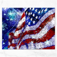 Flag Usa United States Of America Images Independence Day Rectangular Jigsaw Puzzl