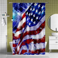 Flag Usa United States Of America Images Independence Day Shower Curtain 48  X 72  (small)  by Sapixe