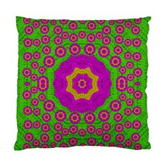 Decorative Festive Bohemic Ornate Style Standard Cushion Case (two Sides) by pepitasart