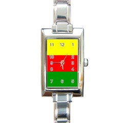 Kurdistan Kurd Kurds Kurdish Flag Rectangle Italian Charm Watch