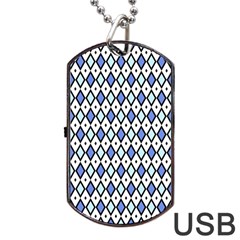 Blue Jess Dog Tag Usb Flash (one Side) by jumpercat