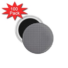 Triangulate Black And White 1 75  Magnets (100 Pack) 