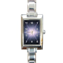 Real Photographs In Saturns Rings Rectangle Italian Charm Watch by Sapixe