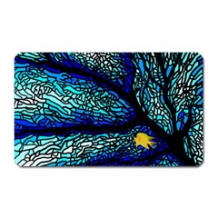 Sea Fans Diving Coral Stained Glass Magnet (rectangular) by Sapixe