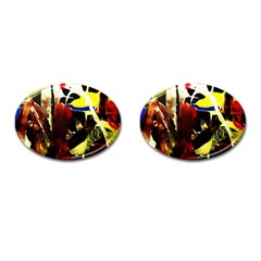 Drama 5 Cufflinks (oval) by bestdesignintheworld