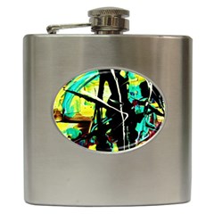 Dance Of Oil Towers 5 Hip Flask (6 Oz)