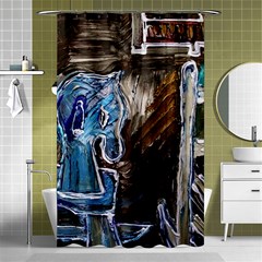 Dscf2546 - Toy Horsey Shower Curtain 48  X 72  (small)  by bestdesignintheworld