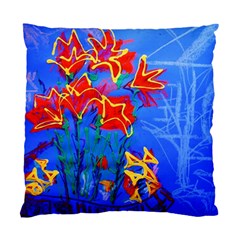 Dscf1433 - Red Lillies Standard Cushion Case (two Sides) by bestdesignintheworld