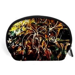 Dscf3438 - Golden Flowers In Ceramics Accessory Pouches (large) 