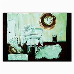 Dscf1961 - White Room Large Glasses Cloth by bestdesignintheworld
