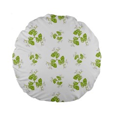 Photographic Floral Decorative Pattern Standard 15  Premium Flano Round Cushions by dflcprints