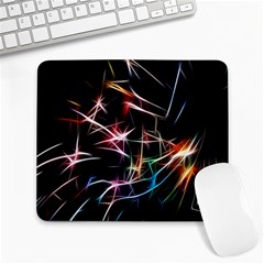 Lights Star Sky Graphic Night Large Mousepads by Sapixe