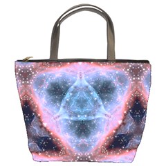 Sacred Geometry Mandelbrot Fractal Bucket Bags by Sapixe