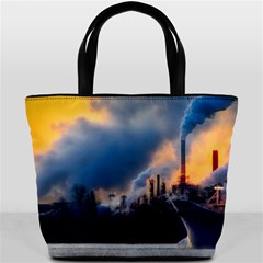 Warming Global Environment Nature Bucket Bags by Sapixe