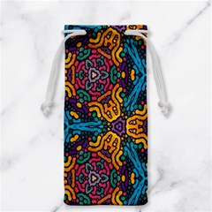 Grubby Colors Kaleidoscope Pattern Jewelry Bag by Sapixe