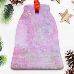 Soft Pink Watercolor Art Ornament (bell) by yoursparklingshop