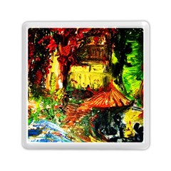 St Barbara Resort Memory Card Reader (square)  by bestdesignintheworld