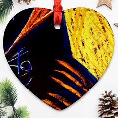 Cryptography Of The Planet 2 Ornament (heart) by bestdesignintheworld