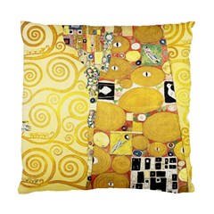 The Embrace - Gustav Klimt Standard Cushion Case (one Side) by Valentinaart