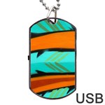 Abstract Art Artistic Dog Tag USB Flash (One Side) Front