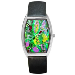 Desert Blooming 1/2 Barrel Style Metal Watch