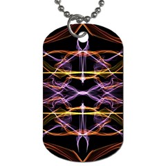 Wallpaper Abstract Art Light Dog Tag (two Sides) by Simbadda