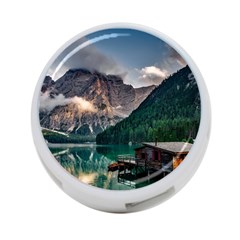 Italy Mountains Pragser Wildsee 4-port Usb Hub (two Sides)  by Simbadda