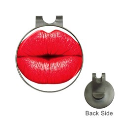 Oooooh Lips Hat Clips With Golf Markers by StarvingArtisan