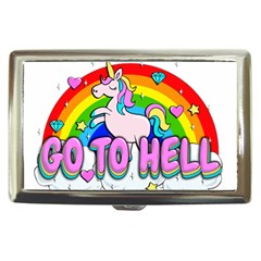 Go To Hell - Unicorn Cigarette Money Cases by Valentinaart