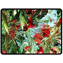 Eden Garden 10 Fleece Blanket (large)  by bestdesignintheworld