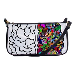 Brain Mind Anatomy Shoulder Clutch Bags by Simbadda