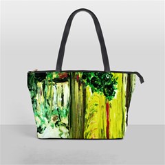 Old Tree And House With An Arch 8 Shoulder Handbags by bestdesignintheworld