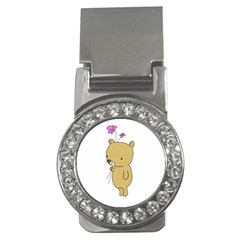 Cute Bear Cartoon Money Clips (cz)  by Simbadda